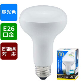 オーム電機　LED電球 レフランプ形 E26 100形相当 昼光色LDR10D-W A9【品番：06-0792】