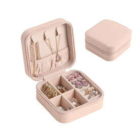 【期間限定！10%OFFクーポン★1点1,278円】アクセサリーケース コンパクト ジュエリーボックス 旅行 持ち運び 携帯用 携帯 収納 ネックレス トラベル アンティーク ピアス 可愛い 北欧 指輪 白 小さい ジュエリーケース プチ 小型 アクセサリー リング イヤリング