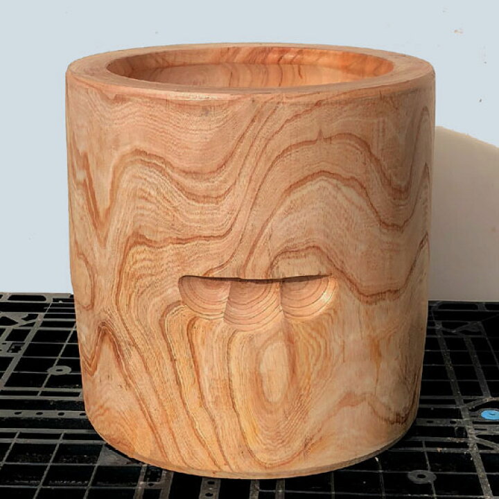 訳あり臼・・・欅（ケヤキ）餅つき臼（うす）　尺７・・・３升用（大）　25b170-05　臼・餅つき臼・臼　餅つき・もちつき臼　（杵別売）　（ 餅つき臼と杵専門店製造直売） 訳あり臼・・・欅（ケヤキ）餅つき臼（うす） 尺５・・・２升用（大） 25b150-