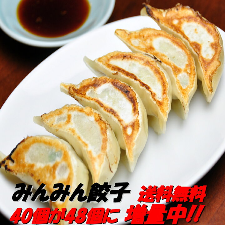 楽天市場 送料無料 餃子専門店みんみんの餃子 48個 リピーター続出 餃子 ぎょうざ ギョーザ 富山より冷凍便で全国にお届けいたします お歳暮 のし 包装 みんみん楽天市場店