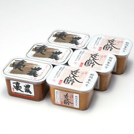 「豪農」・「延齢」500g 各3個カップ 味噌 国産原料　新潟コシヒカリ米糀 新潟老舗蔵元の高級 みそ