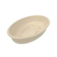業務用 バガス オーバルボウル18oz 使い捨てカレー皿 300枚