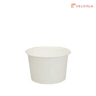 トーカン/アイスカップ 紙容器 業務用(104ml)PC-80F ムジ 両面PE 1500個
