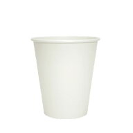 miyacoオリジナル厚紙 耐熱紙コップ8オンス 280ml(ホワイト)業務用 1000個 ホットドリンク用