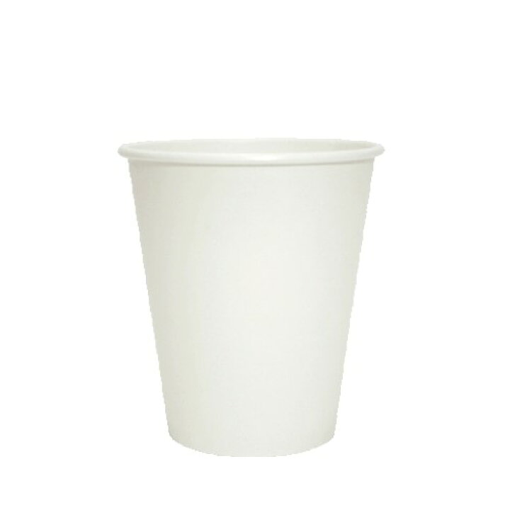 miyacoオリジナル厚紙 耐熱紙コップ8オンス 280ml(ホワイト)50個 ホットドリンク用 ディスカウント みやこ 紙コップ用断熱スリーブS 50枚