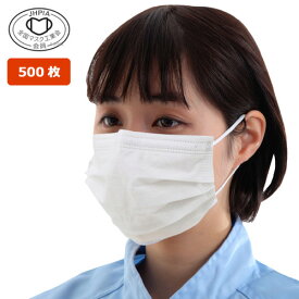 不織布3層マスク(CN223) 3プライマスク 500枚_サージカル 3層マスク 不織布マスク 使い捨てマスク 全国マスク工業会