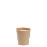 紙コップ3オンス 90ml(未晒)50個 /おしゃれで、かわいいナチュラルカラーが人気の紙コップ。