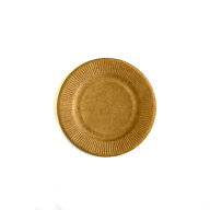 使い捨て 紙皿(丸)未晒し 18cm 業務用 2400枚 /おしゃれで、かわいい ナチュラルカラーが人気の使い捨て…