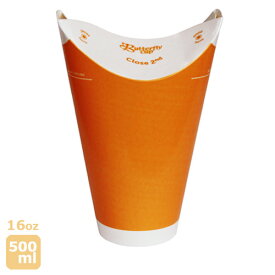 バタフライカップ16オンス 500ml（コールドシングルオレンジ）業務用 700個 シモジマ