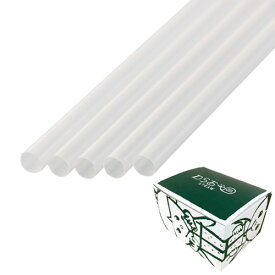【先着順 最大400円OFFクーポン】ストロー（裸）直径6×210mm 透明 500本