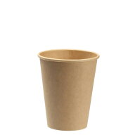 miyacoオリジナル厚紙 耐熱紙コップ8オンス 280ml(未晒)業務用 1000個 ホットドリンク用