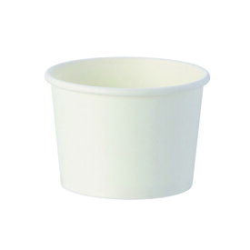 アイスカップ 紙容器 業務用 白(150ml)76-150 両面PE 50個 シモジマ