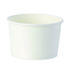 アイスカップ 紙容器 業務用 白(200ml)86-200 両面PE 1000個 シモジマ