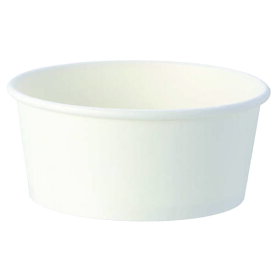 アイスカップ 紙容器 業務用 白(270ml)115-270 両面PE 50個 シモジマ