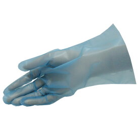 ポリグローブ(ブルー) 100枚 ポリエチレン手袋