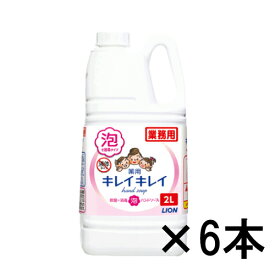 LION キレイキレイ薬用(泡)ハンドソープ 2L×6本(医薬部外品)