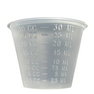 【30ml】プラカップ 1ozカップ PP 目盛入 半透明 5000個