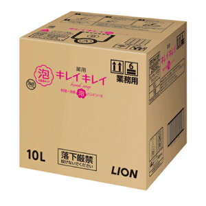 LION キレイキレイ薬用(泡)ハンドソープ 10L(医薬部外品)【先着順 最大400円OFFクーポン】