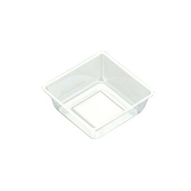 小鉢50 透明 3000個 北原産業【返品不可商品】