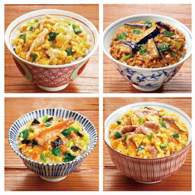 【送料無料】アマノフーズフリーズドライ化学調味料無添加小さめどんぶり5種類各3食合計15食セット(かに玉丼・麻婆なす丼・親子丼・中華丼・牛とじ丼)