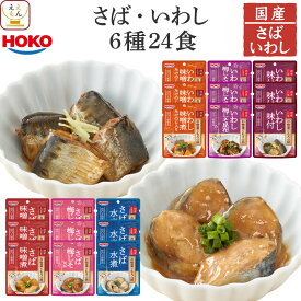 母の日 レトルト 魚 惣菜 おかず 煮魚 さば いわし 6種24食 詰め合わせ セット 【 送料無料 沖縄以外】 レトルト食品 常温保存 宝幸 国産 鯖 鰯 和食 総菜 煮物 お惣菜ギフト ご飯のお供 食品 備蓄 非常食 保存食 2026 新生活 内祝い ギフト