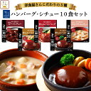 父の日 レトルト 惣菜 おかず シチュー ハンバーグ 5種10食 詰め合わせ セット 【 送料無料 沖縄以外 】 神戸開花亭 高級 総菜 レトルト食品 レンジ 温めるだけ 洋食 一人暮らし 仕送り 常温 お中元 2025 内祝い ギフト