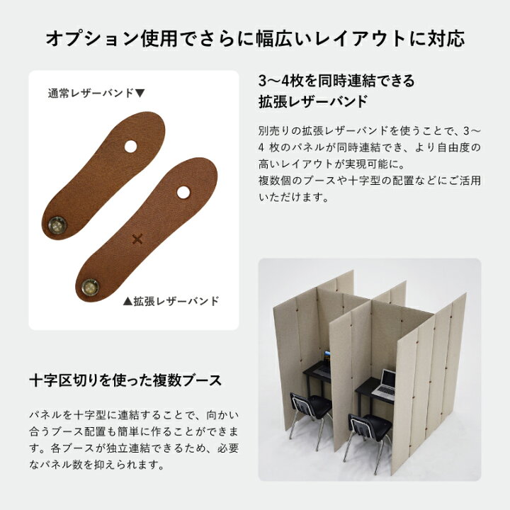 楽天市場】TRANQORD 吸音パーテーション 高さ140cm 160cm 180cm 2連 3 
