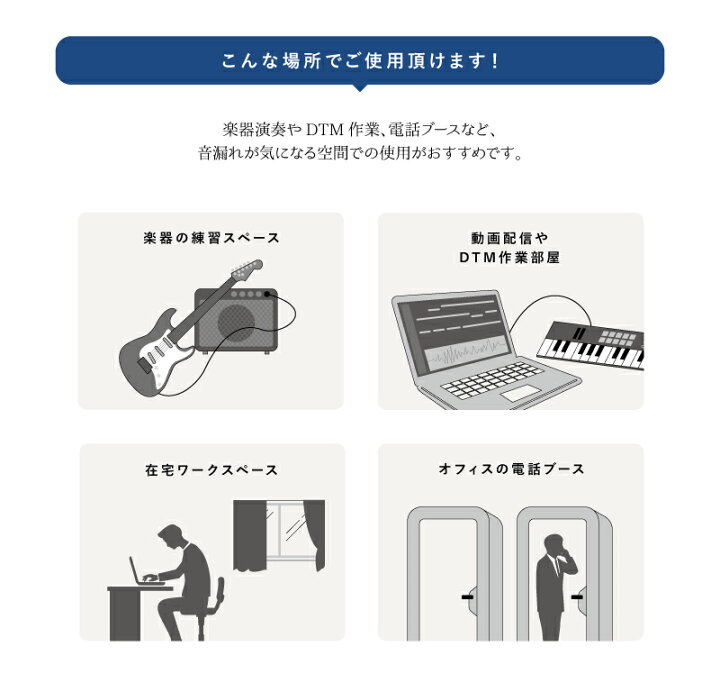 楽天市場】QonPET 吸音材 吸音パネル 5cm×90cm×60cm 日本製 