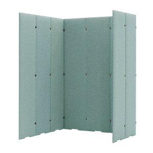 TRANQORD 吸音パーテーション 160cm 180cm 8連タイプ 組立式 全8色 グッドデザイン賞受賞 日本製 簡易パーテーション 北欧 個室 自立式 ワークスペース ブース 個室ブース おしゃれ パーティション