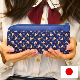 L字ファスナー財布 レディース 長財布 本革 日本製 印伝 うさぎ柄 ウサギ 革財布 鹿革 かわいい 和風 古都印伝 サイフ 長サイフ 母の日 ソープフラワー 花 ラッピング プレゼント クリスマス【コンビニ受取対応商品】