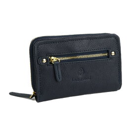【名入れ対象商品】財布 レディース 二つ折り財布 本革 ラウンドファスナー 牛革 Les.conni 抗菌防カビ加工 除菌加工 シンプル おしゃれ 革財布 サイフ 送料無料