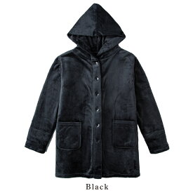 【10％OFFクーポン！6/13 0:00〜6/15 23:59＆6/15限定！P5倍】 ルームウェア パーカー パジャマ ガウン レディース もこもこ ふわふわ 秋 冬 吸湿発熱 裏起毛 着る毛布 前開き 部屋着 羽織 首 暖か 睡眠時専用 防寒 秋冬 極暖 発熱 フード付き 首元 顔まわりあったか