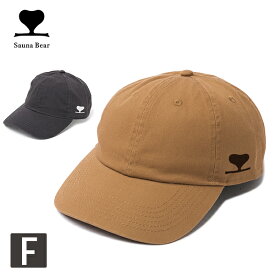 ベアノーズキャップ 帽子 メンズ レディース ユニセックス 無地 ベージュ チャコール 全2色 綿
