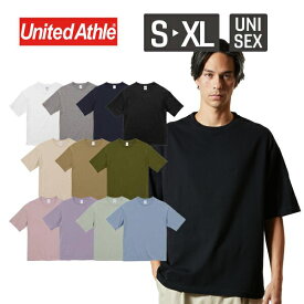 【メール便】United Athle 5.6オンス ビッグシルエット Tシャツ 5508-01｜メンズ レディース ユニセックス｜無地 綿｜白 ホワイト グレー 黒 ブラック 紺 ネイビー ベージュ カーキ 緑 グリーン ピンク 水色 アシッドブルー 紫 スモーキーパープル 全11色｜S M L XL XXL (C)