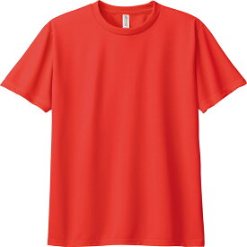 【メール便】glimmer 4.4オンス ドライTシャツ 00300-ACT｜メンズ レディース ユニセックス｜無地 半袖 薄手｜イエロー オレンジ ピンク 青 ブルー 赤 レッド 黒 ブラック 蛍光カラー バイカラー ミックスカラー 全50色｜SS S M L LL 3L 4L 5L WM WL (T)