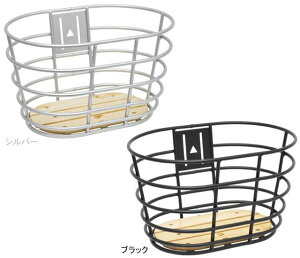 ウッドパネル丸型アルミバスケット ブラック TU-309 TU-309-BK