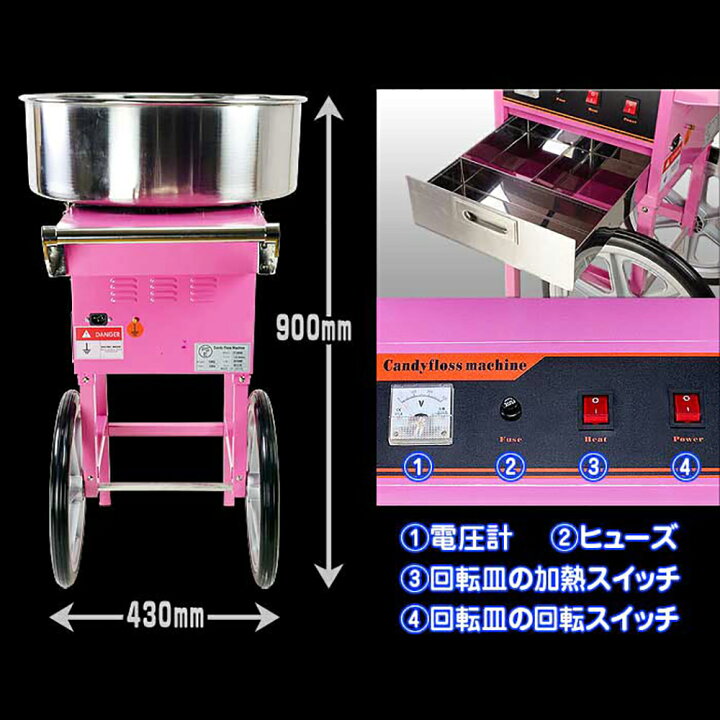 楽天市場】［当社製品保証1年！インボイス対応！］ 業務用 わたがし機 