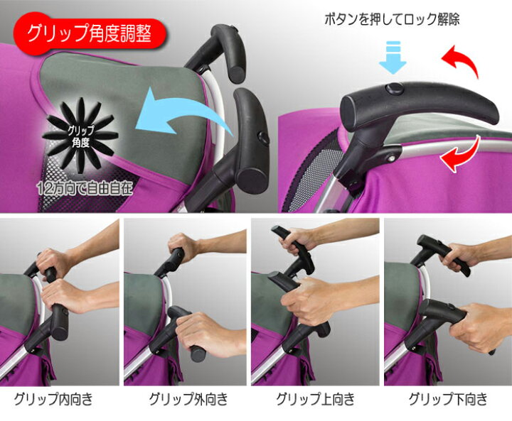楽天市場】ベビーカー バベビーカー バギー 3輪タイプ 着せ替え可 
