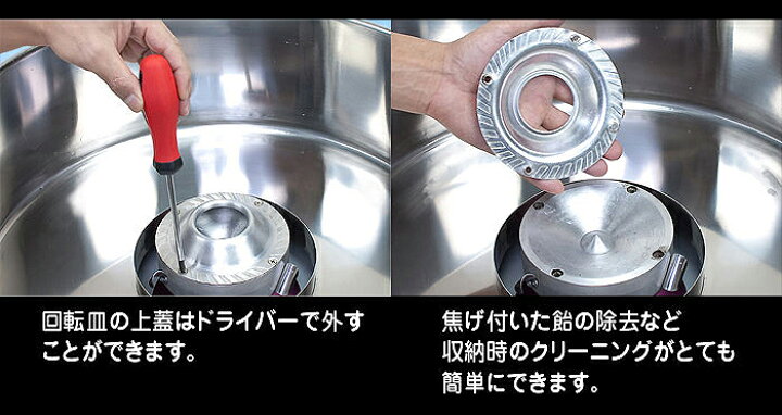 楽天市場】［国内メーカー保証1年付き！］ 業務用 わたがし機 