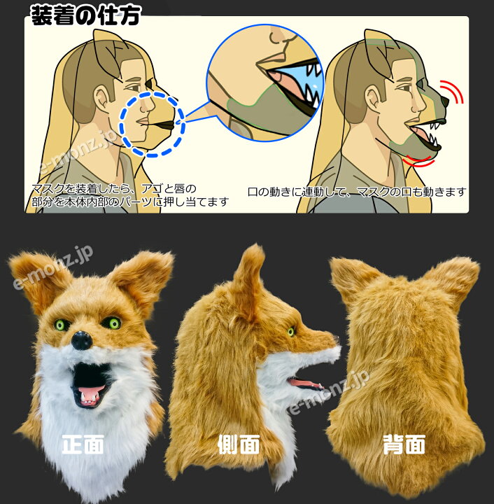 佐野神様狐の顔 木製マスク 狐のマスクって、実在するキツネのお面が元になってるの？ : r