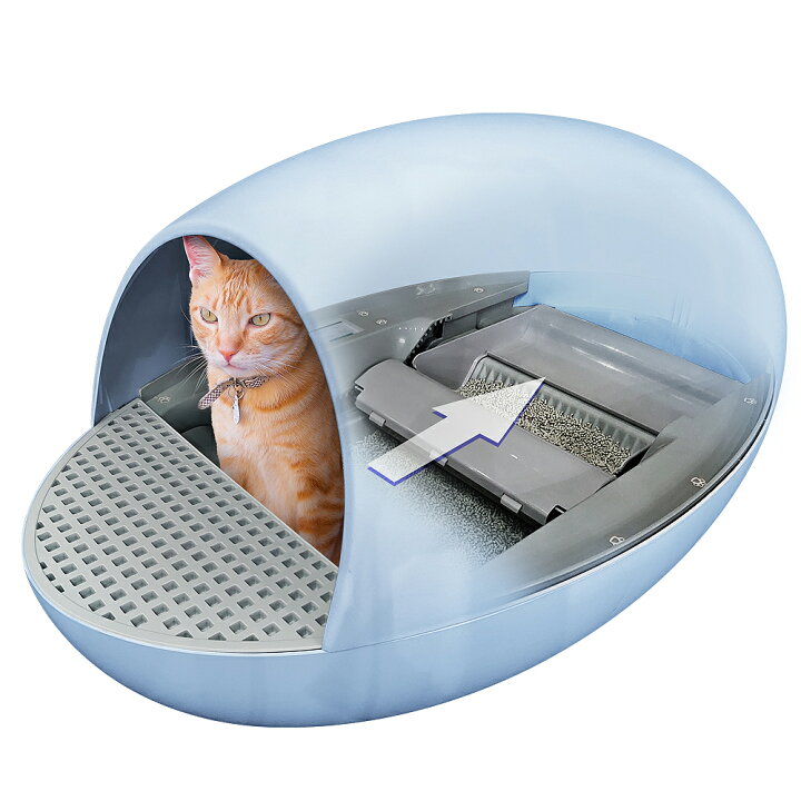楽天市場 自動ねこトイレ 猫の楽々タマゴ Cat Segg ラベンダーブルー ペット 猫用 清潔 衛生的 自動 トイレ eモンズ 楽天市場 自動ねこトイレ 猫の楽々タマゴ Cat Segg ラベンダーブルー ペット 猫用 清潔 衛生的 自動 トイレ eモンズ