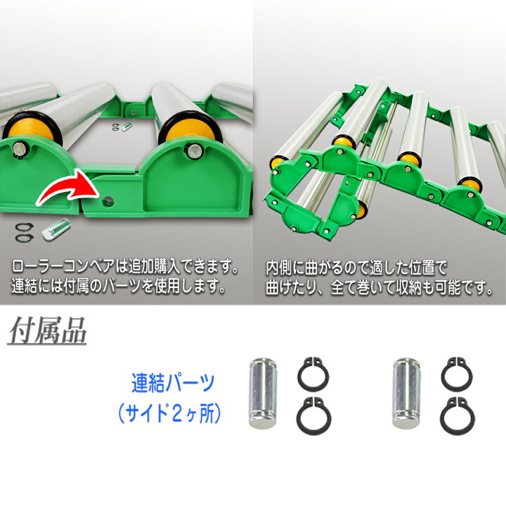 楽天市場】[当社製品保証1年！インボイス対応！] ローラーコンベア 