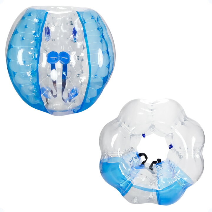 楽天市場】バブルサッカー用 【 PVC バンパーボール ブルーストライプ
