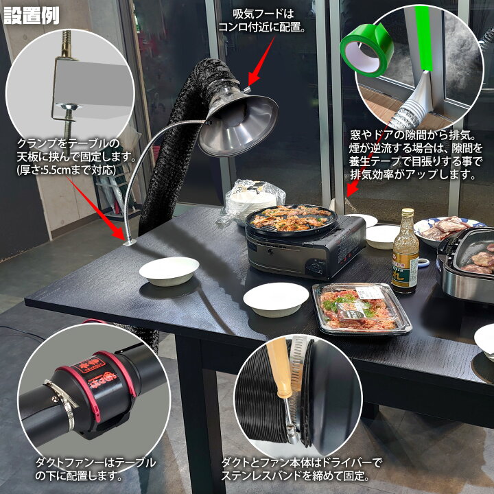 楽天市場】[当社製品保証1年！インボイス対応！] 卓上パワー 排気 