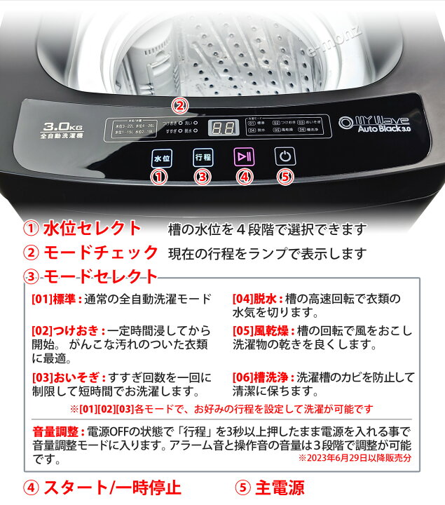 楽天市場】［当社製品保証1年！インボイス対応！］ 全自動 小型洗濯機 