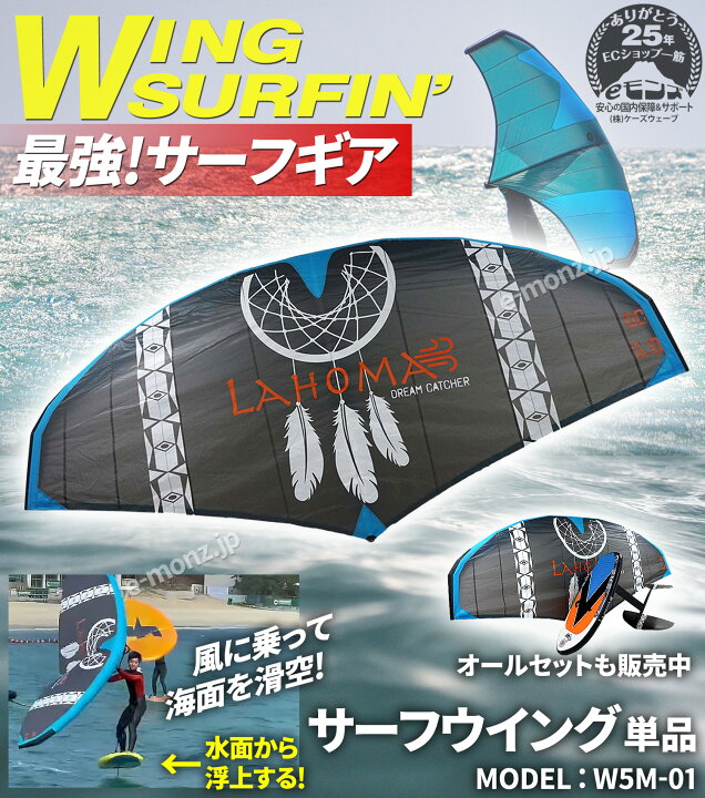楽天市場】ウイングサーフィン用 ウイング 【 W5M-01 5平米  