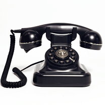 楽天市場】黒電話 アンティークの通販 