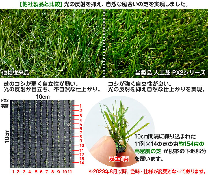 楽天市場】人工芝 ロール 【 リアル人工芝 】 1mx10m 芝丈20mm FIFA 