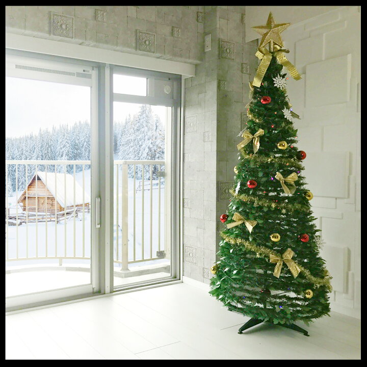 プリリット（Pre-lit）クリスマスツリー 約230m