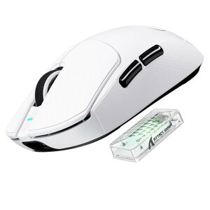 ATTACK SHARK X8ULTRA ���C�����X�Q�[�~���O�}�E�X - 55g���y�ʐ݌v / Nordic 52840�`�b�v���� / 42000DPI PAW3950MAX�Z���T�[ / 3���[�h�i�L���EBluetooth�E2.4GHz�j / 8000H